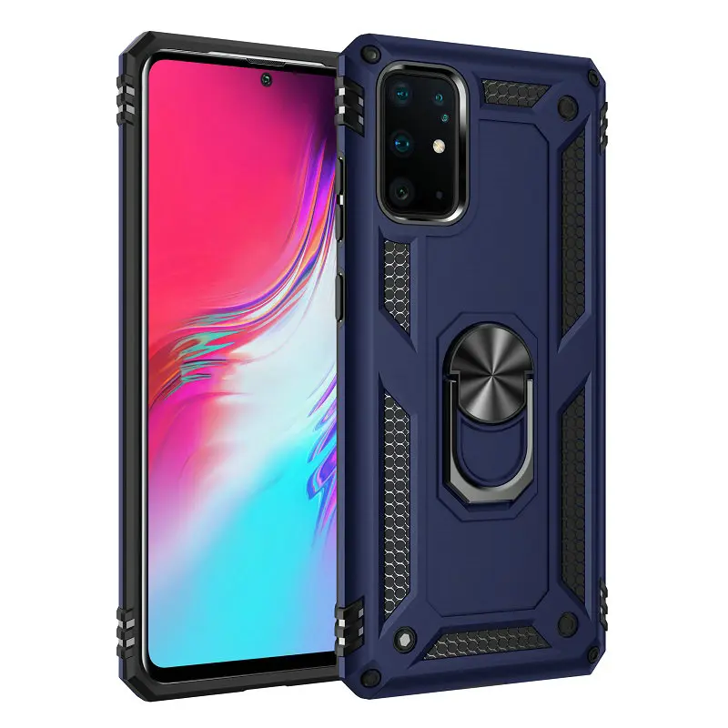 Роскошный чехол-накладка с металлическим кольцом для Samsung S21 чехол S20 FE S9 S10 5G S10E