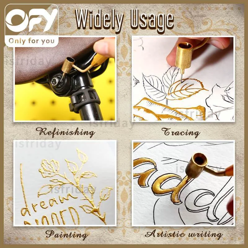 OFY®Наклонная тонкая ручка для рисования точная краска ремонта скальных чипов и
