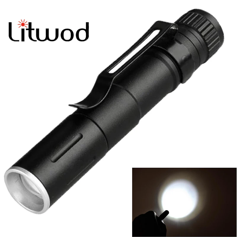 Мини светодиодный фонарик Водонепроницаемый фонарь с приближением налобный ААА