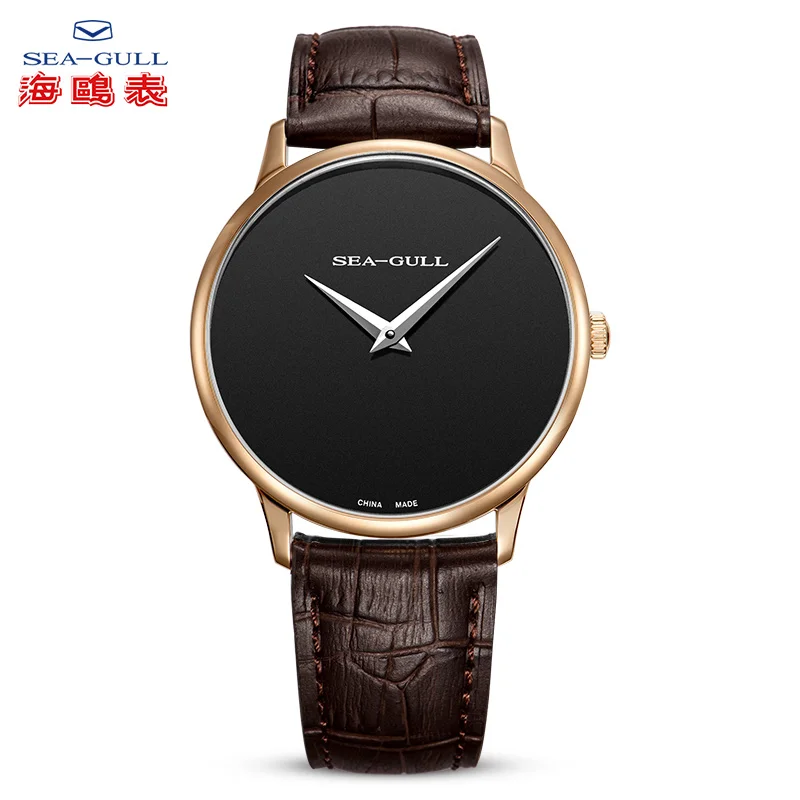 

Seagull Watch Men's Personality Mechanical Watch Simple Two-Needle Watch Without Scale Manual Mechanical Watch 519.28.6011