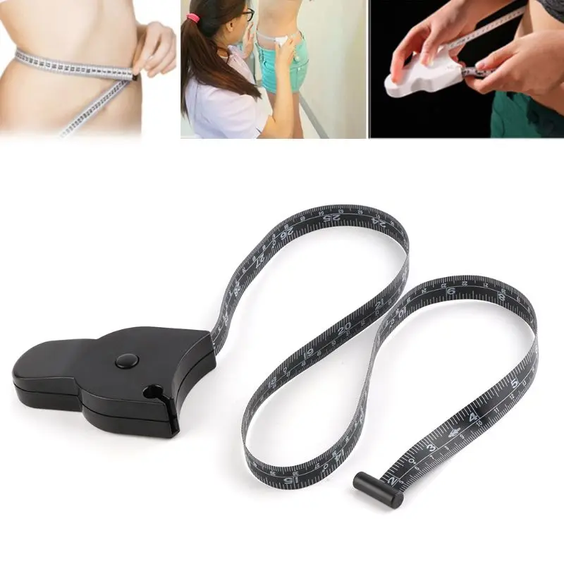 

150cm/60inch Fitness Caliper Body Waist Chest Arms Legs Measuring Tape Measure