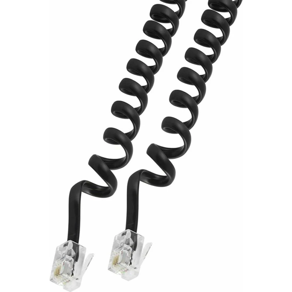 5 м длинный телефонный приемник шнур кабель спиральная линия для дома и офиса