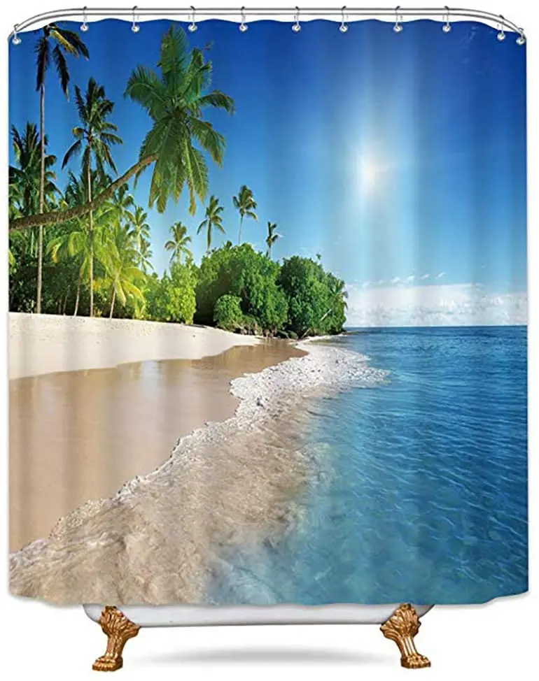 

Занавески для душа, водостойкие, устойчивые к плесени, 180x180 см