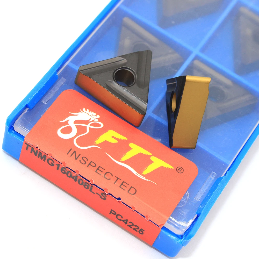 Высокое качество 10 шт. TNMG160408 L S PC4225 твердосплавные вставки токарный нож CNC станок
