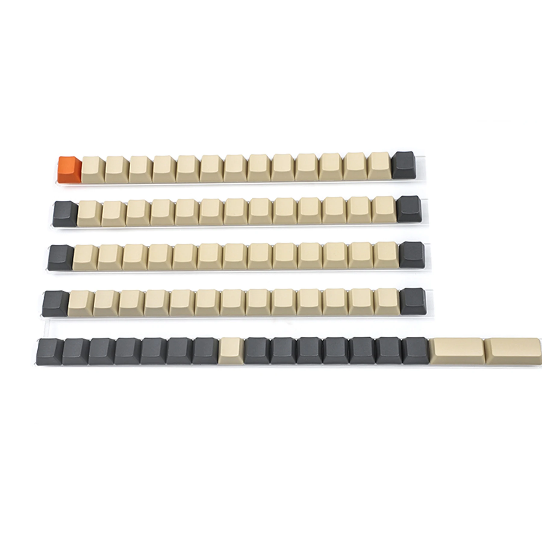 

OEM Profile 75 Key Blank PBT Ortholinear Layout Keycaps For Mechanical Keyboard XD75 ID75 Planck Preonic Niu40 YMD40v2 40% DIY