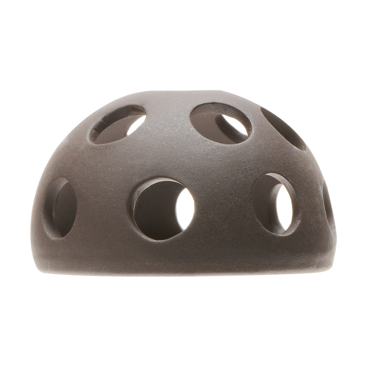 Саим аквариум украшение коричневый Керамика полукруг в мелкую дырочку Рыбы для