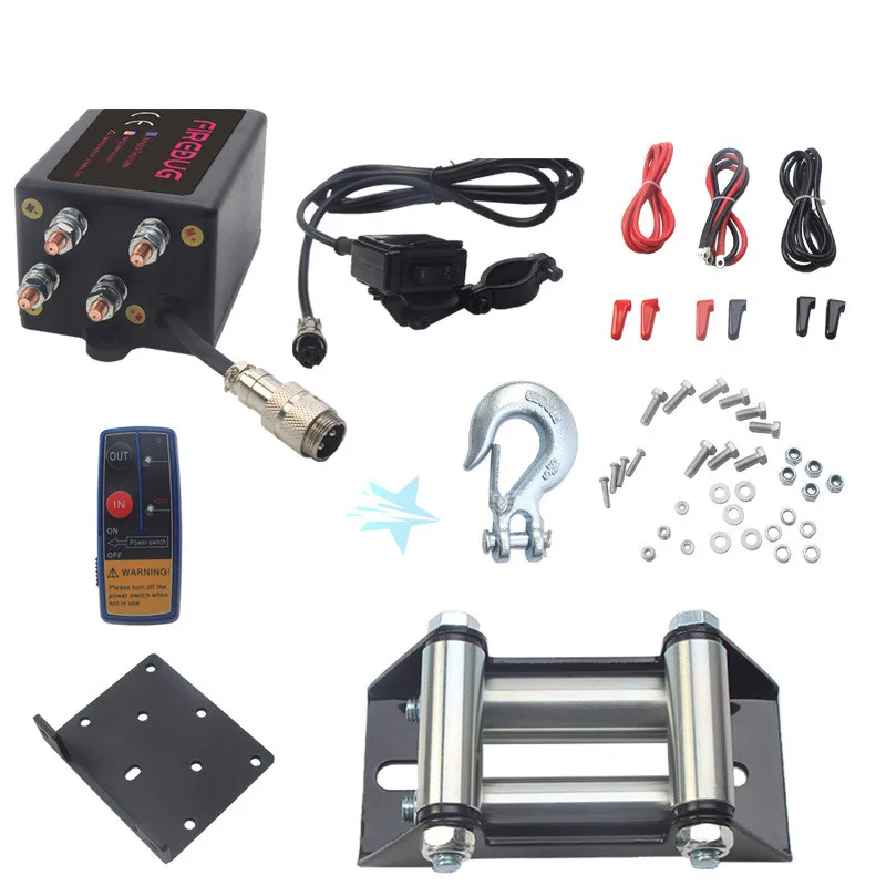 4500 фунтов лёгкий нейлоновый трос электрическая лебедка класса вездеход