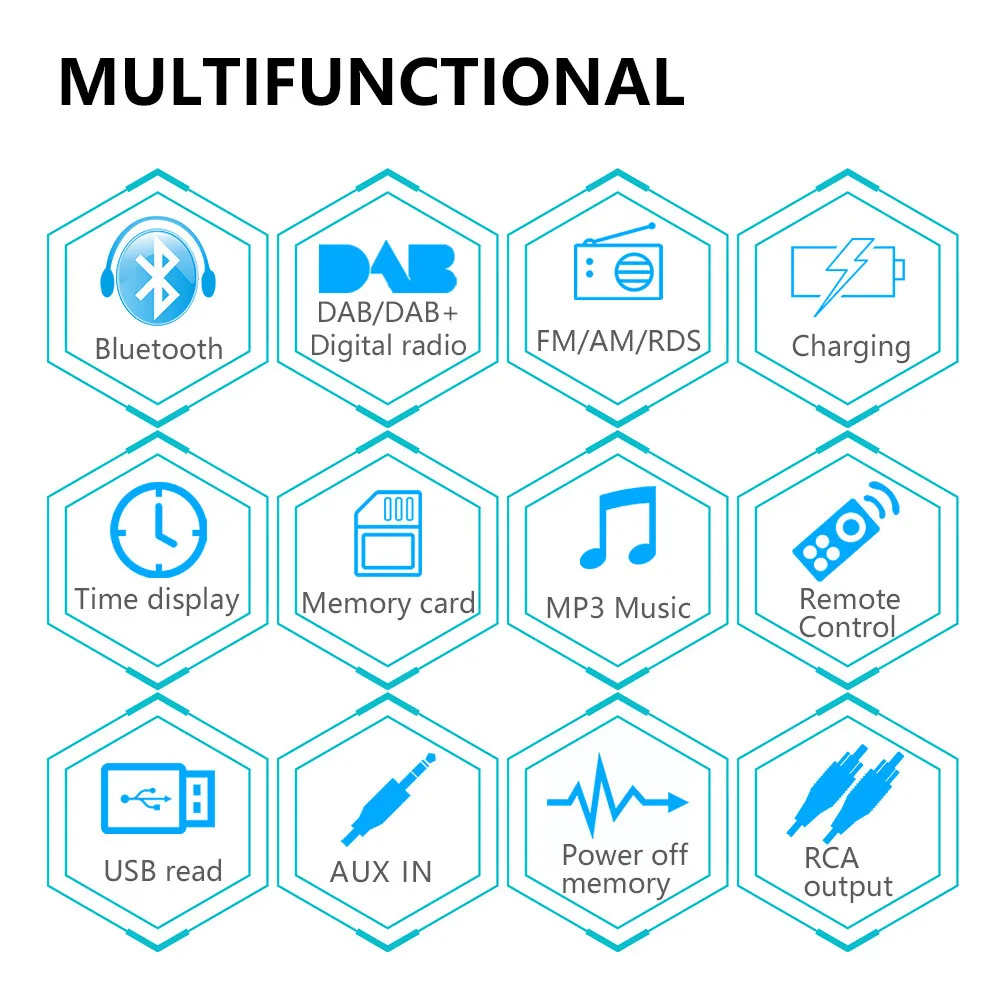 Автомобильный стерео радиоприемник с Bluetooth и пультом дистанционного управления