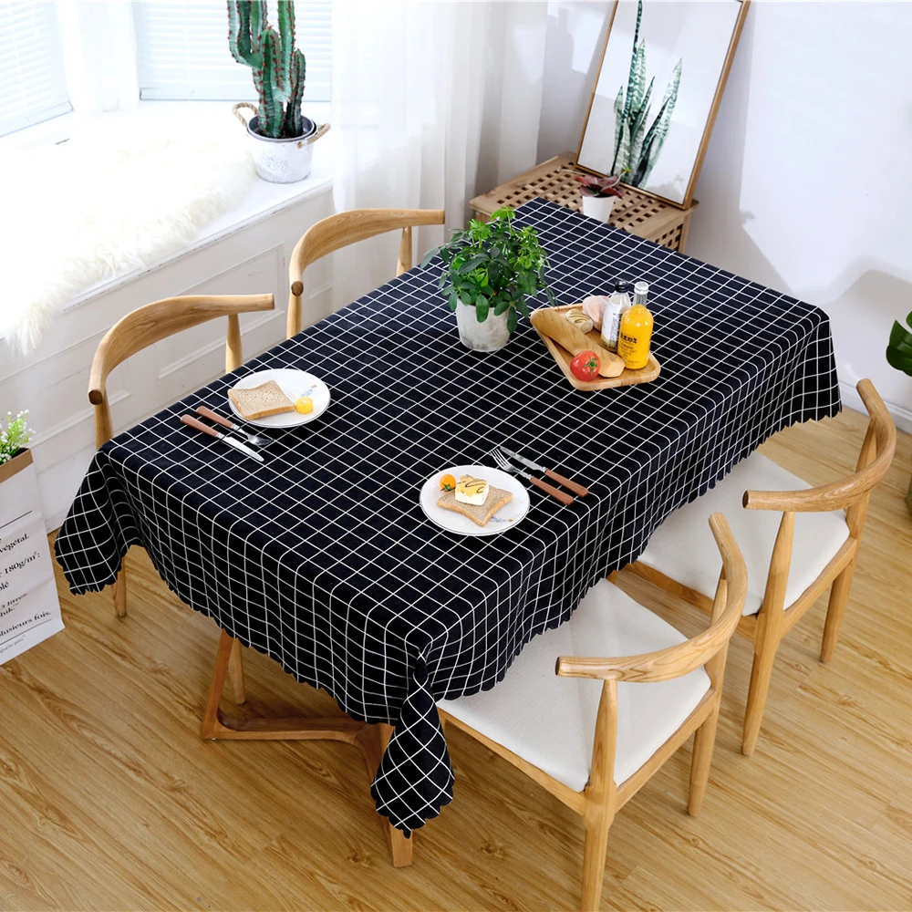 Простые европейские хлопковые прямоугольные Нескользящие маслостойкие