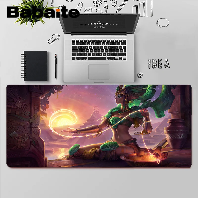

Babaite Sun Goddess Karma Customized MousePads Computer Laptop Anime Mouse Mat Free Shipping Large Mouse Pad Keyboards Mat