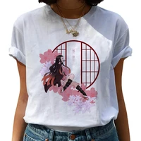 japanese anime kimetsu no yaiba demon killer t shirt female graphic t shirt tops streetwear punk harajuku female t shirt