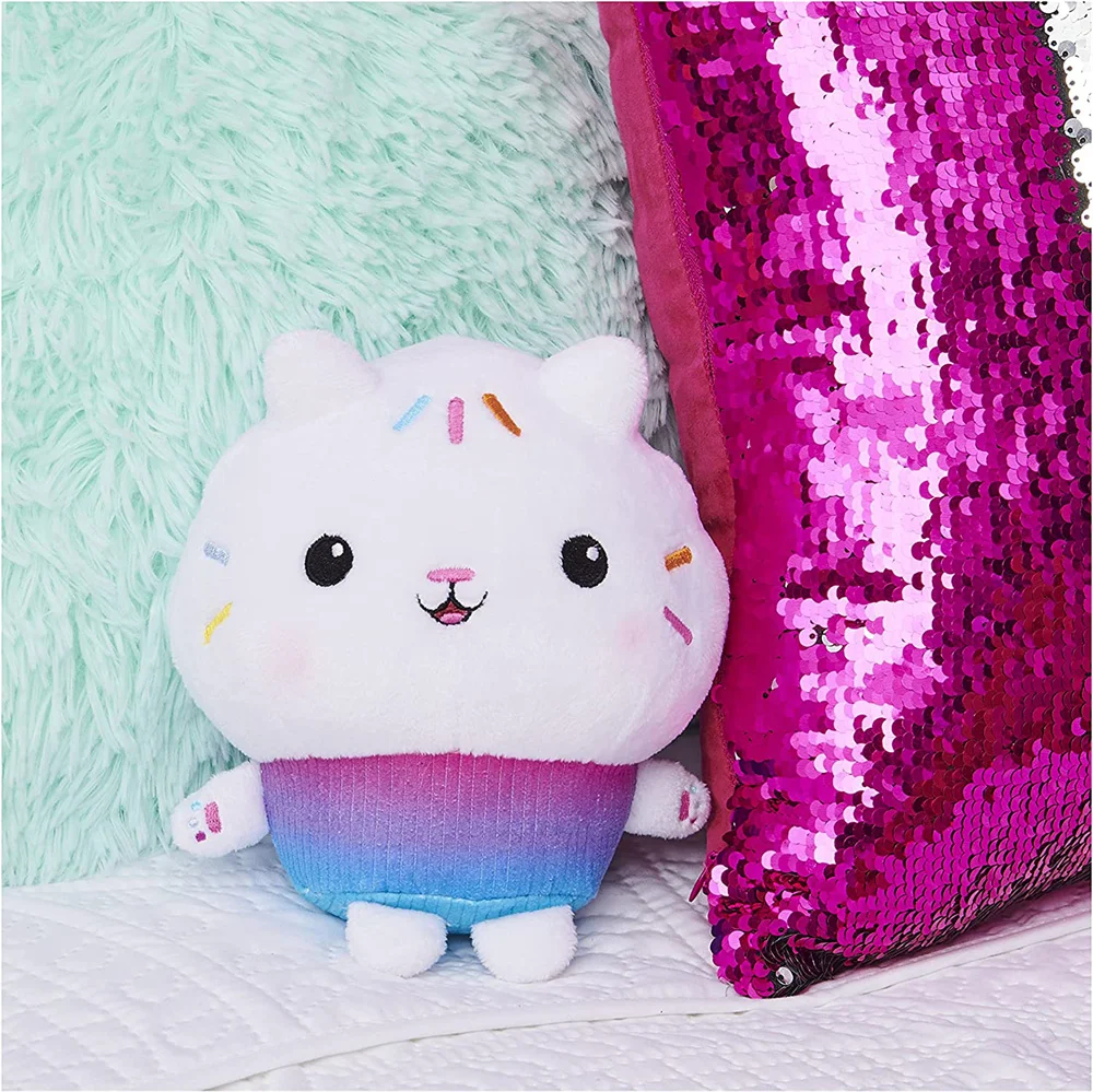Casa de mu&ntilde;ecas de peluche de Gabby para ni&ntilde;os, juguete de Mercat, sirena, Pandy Paw, Cakey, gatito, Hada, gato, peluche, regalo, 2 unids/lote-3