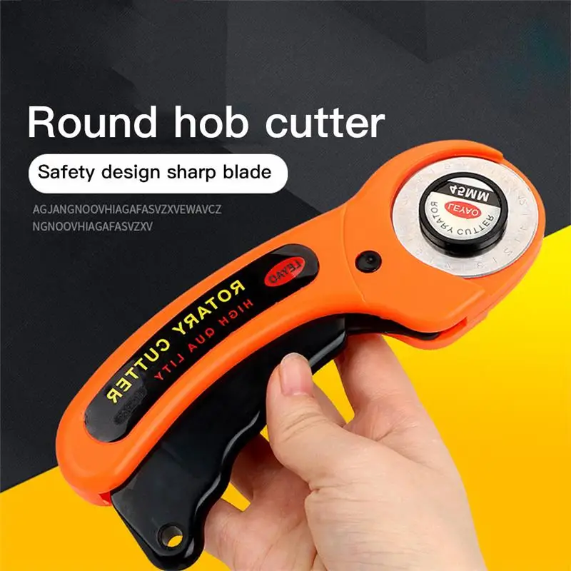 45 см роторные лезвия для резки ткани круговой Лоскутная Кожа Резак Ремесло нож