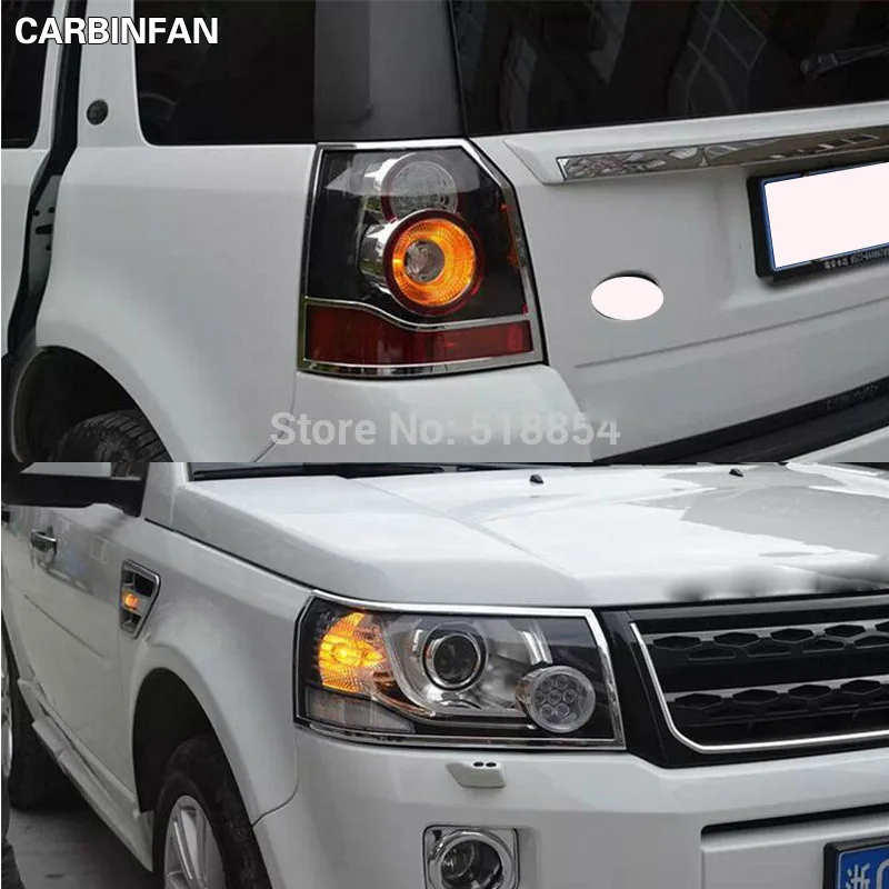 Аксессуары для 2012 2015 LAND ROVER FREELANDER 2 LR2 хромированный передний и задний Головной