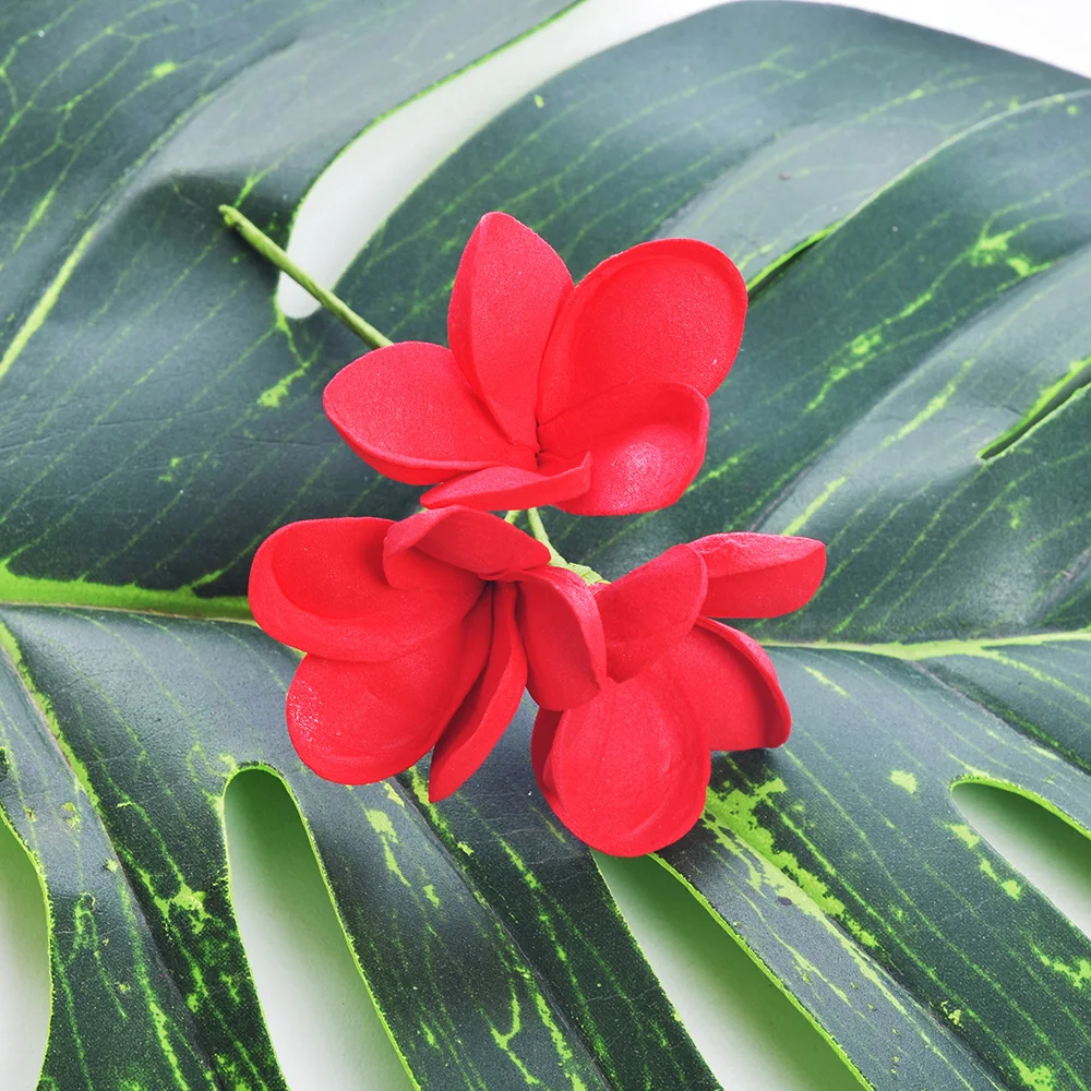 Микс цветов Бесплатная доставка 80 шт./лот F1194 8 5 см пена эва 3-плюмерия пилка для