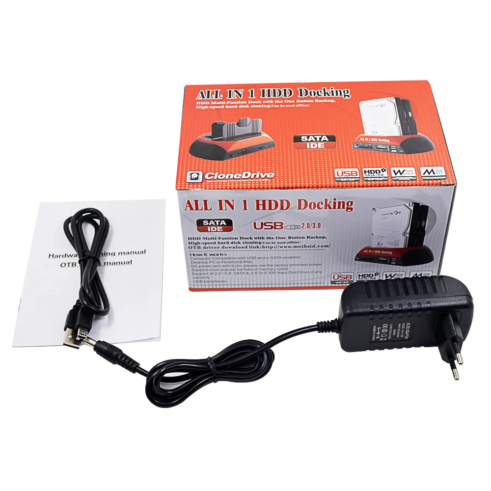 CHIPAL все в 1 HDD док-станция USB 2 0 5 &quot3 5" IDE SATA внешний Чехол Коробка Корпус жесткого
