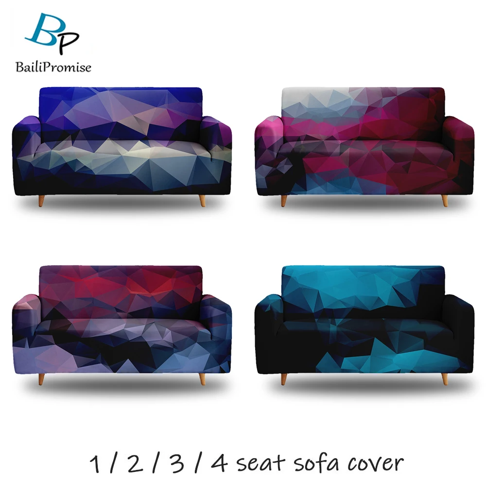 

Современный эластичный чехол для дивана с абстрактными геометрическими рисунками, чехол для дивана в гостиную, чехол для дивана, защита для...
