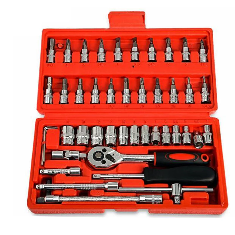 Набор гаечных ключей комплект из 23 53 предметов 1/4 дюйма с храповым механизмом|tool
