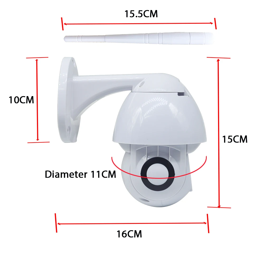Камера Наружного видеонаблюдения с датчиком движения Wi-Fi IP66 1080P | Безопасность и