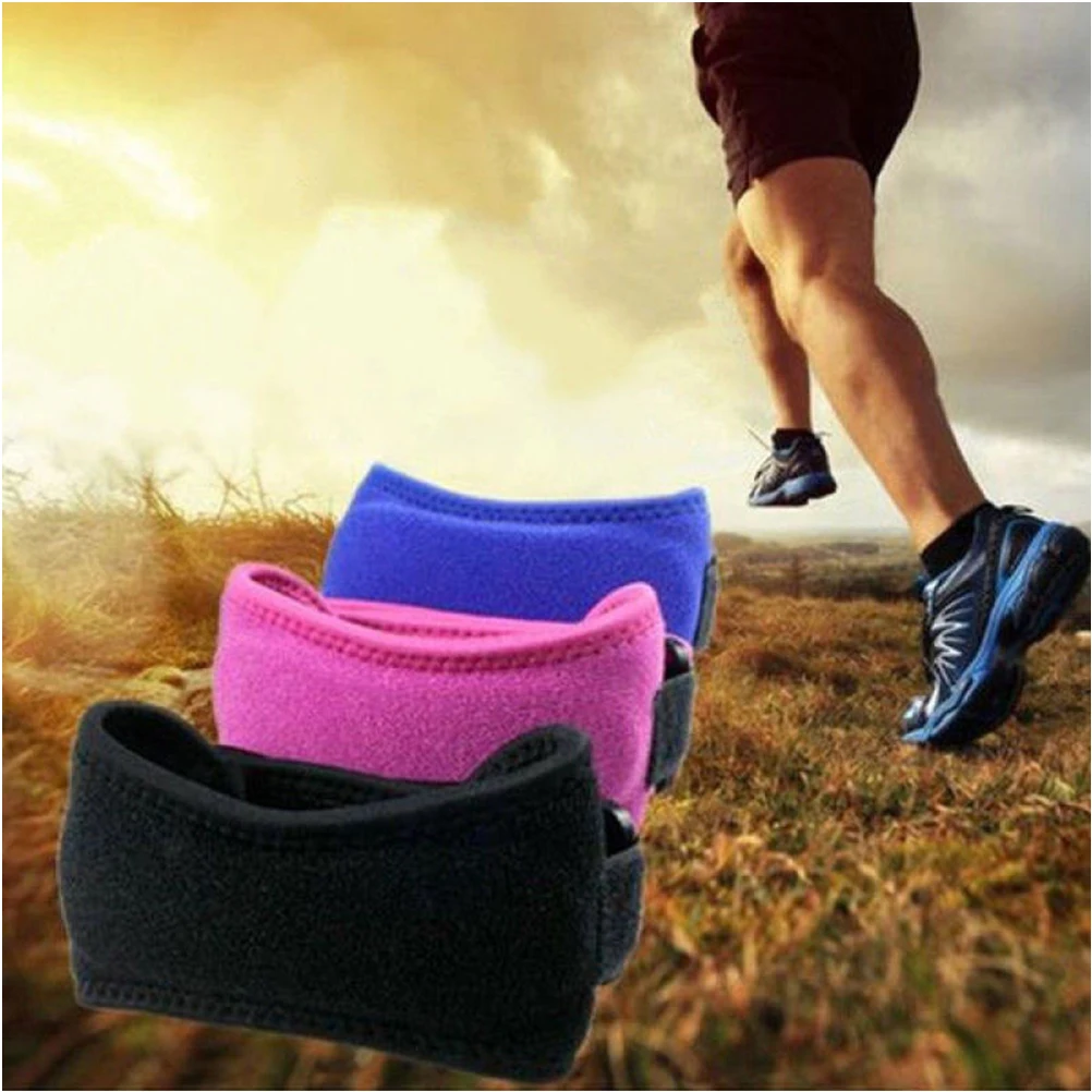 

2PCS Adjustable Shock Absorption Breathable Knee Cushion Knee Brace Knee Pad Patella Strap for Protection Sports Running