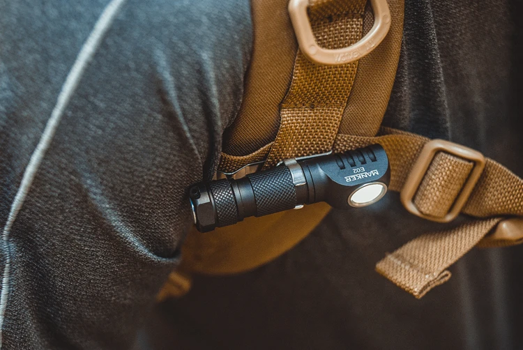 Manker E02 220 люмен CREE XPG3/180lm Nichia 219C светодиодный светильник-брелок мини EDC светодиодный светильник-вспышка с реверсивным зажимом и магнитным хвостом