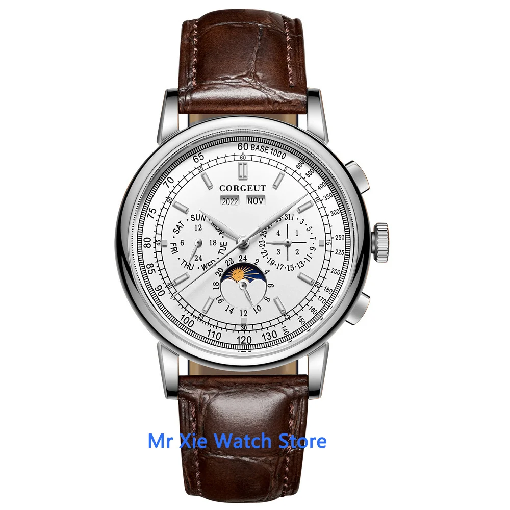 Часы мужские механические с циферблатом 42 мм автоматические