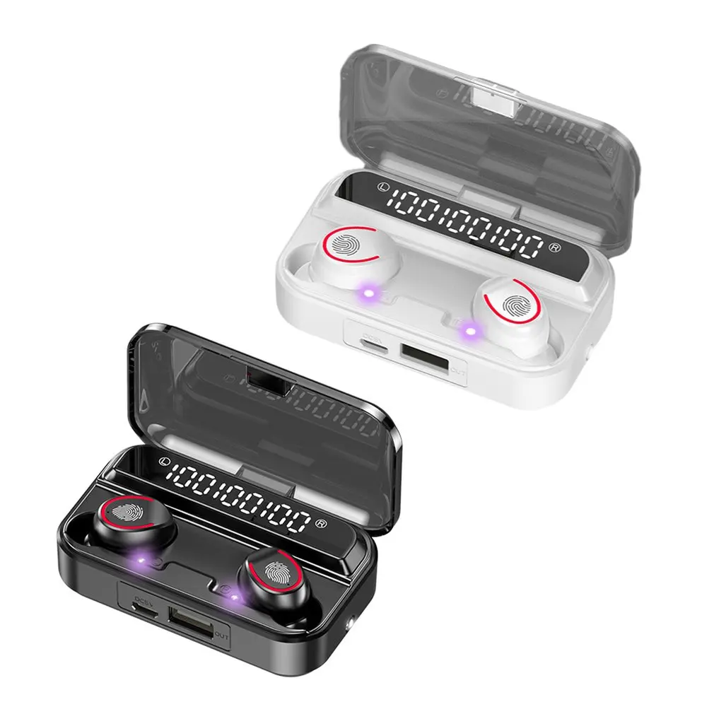 Новый Беспроводной наушники вкладыши TWS Bluetooth 5 0 8D Hi Fi стерео Водонепроницаемый