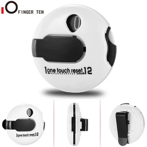 Счетчик хода для гольфа, пластиковый индикатор, спортивные совокупные ожоги, счетчик очков, устройство сброса, открытый Гольфист, черный, белый, Прямая поставка