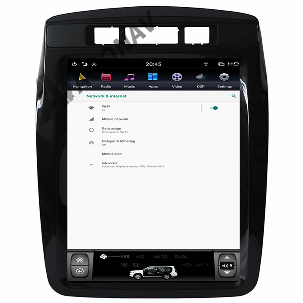 AOONAV 10 4 &quotАвтомобильный Радио Мобильный телефон вертикальный экран carplay
