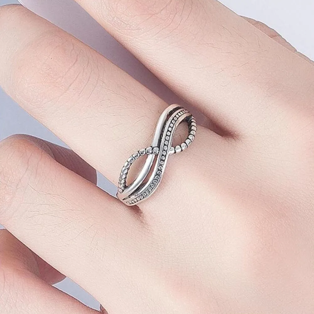 

925 Sterling Silver Ring Fashion Woman Jewelry Retro Simple Thai Silver Adjustable Hot Sale New Hollow High Quality Ring