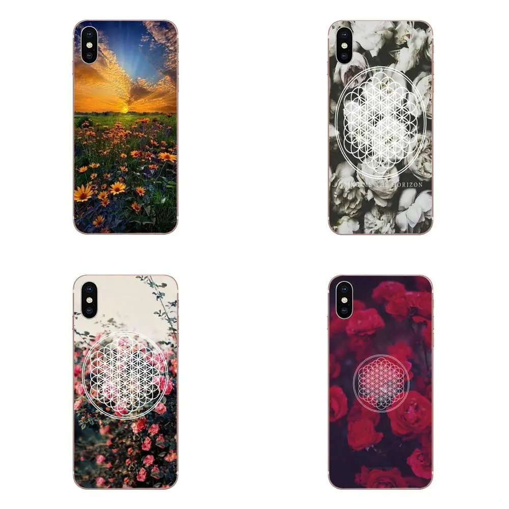 Термополиуретановый чехол для Huawei Honor 4C 5A 5C 5X6 6A 6X7 7A 7C 7X8 8C 8S 9 10 10i 20 20i Lite рro цветок жизни с надписью Bring Me the