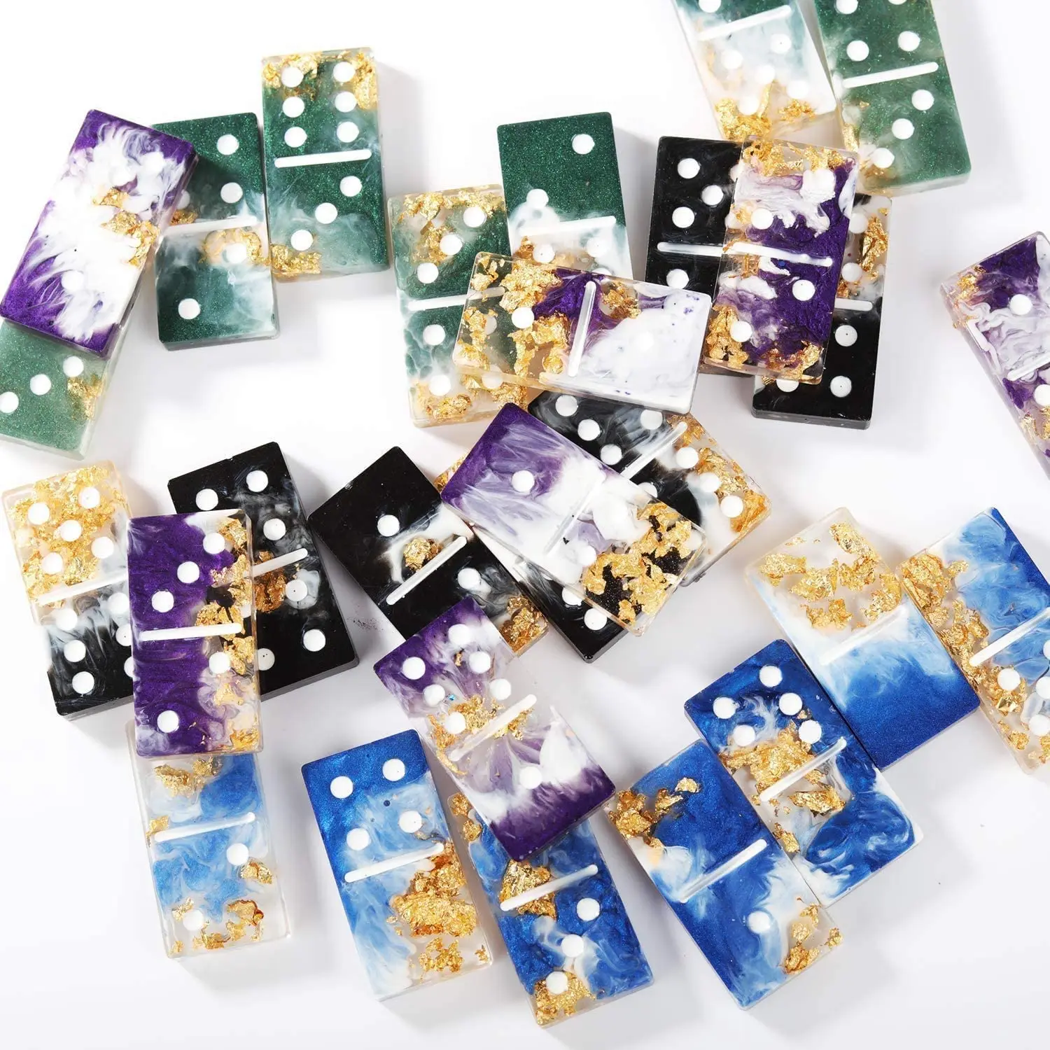 

Resin Domino Silicone Molds Jewelry Accessories Making Epoxy Resin Craft Cabochons Board Charms DIY Resin