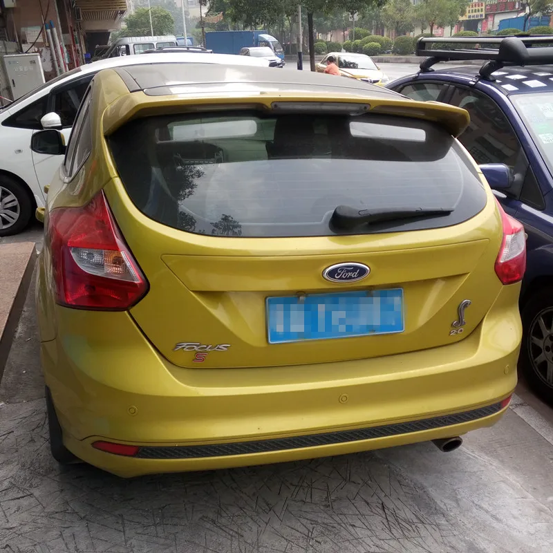 Для Ford Focus спойлер 2012 2018 хэтчбек Фокус Высокое качество ABS Материал заднего крыла