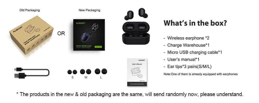 AUSDOM TW01 TWS беспроводные Bluetooth наушники 20H Playtime CVC8.0 с шумоподавлением 8 мм динамик Беспроводные наушники с двойным микрофоном