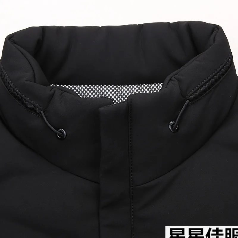 10XL 8XL новая зимняя куртка на утином пуху воротник из натурального меха Мужская