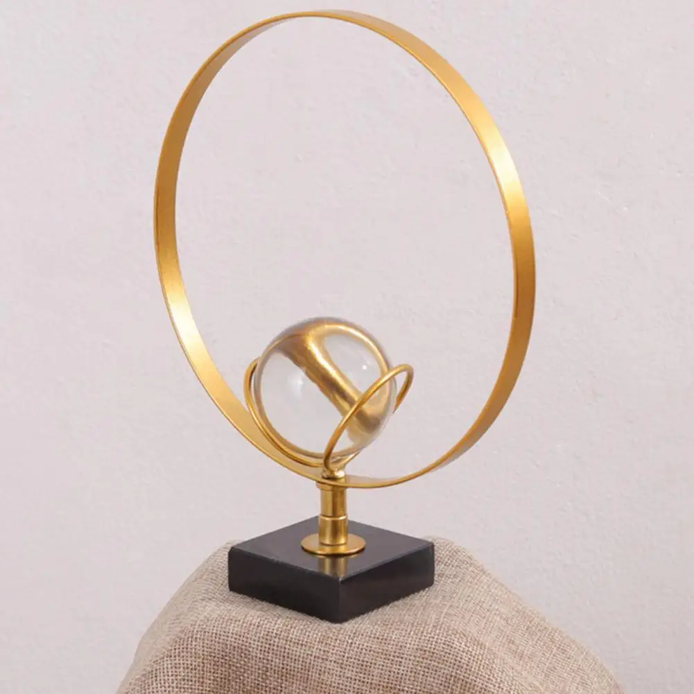 

Изысканный уникальный дизайн креативная Геометрическая Изысканная металлическая модель хрустального шара разной формы для гостиной