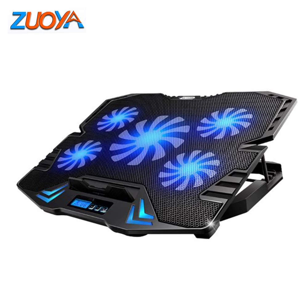 Охлаждающая база Zuoya для игрового ноутбука, USB-интерфейс, регулируемый кронштейн для охлаждения компьютера - изображение