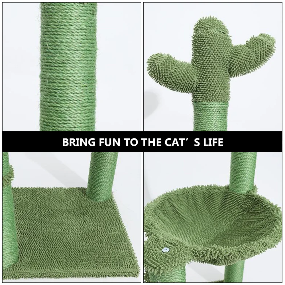 

Cat Climbing Frame Comfortable Cat Tree Cat Scratching Board Kitten Climb Frame