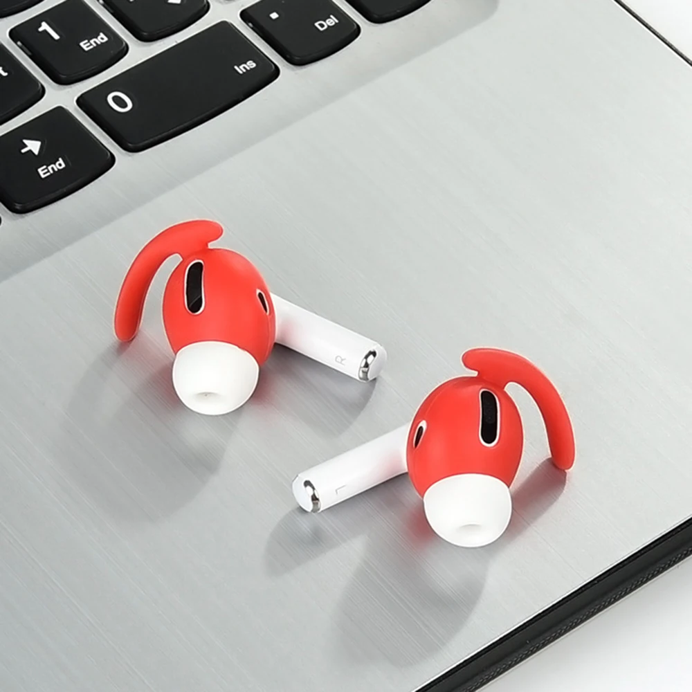 1 пара мягких силиконовых наушников Earpods Cover Eartip ушной крючок с крыльями колпачок