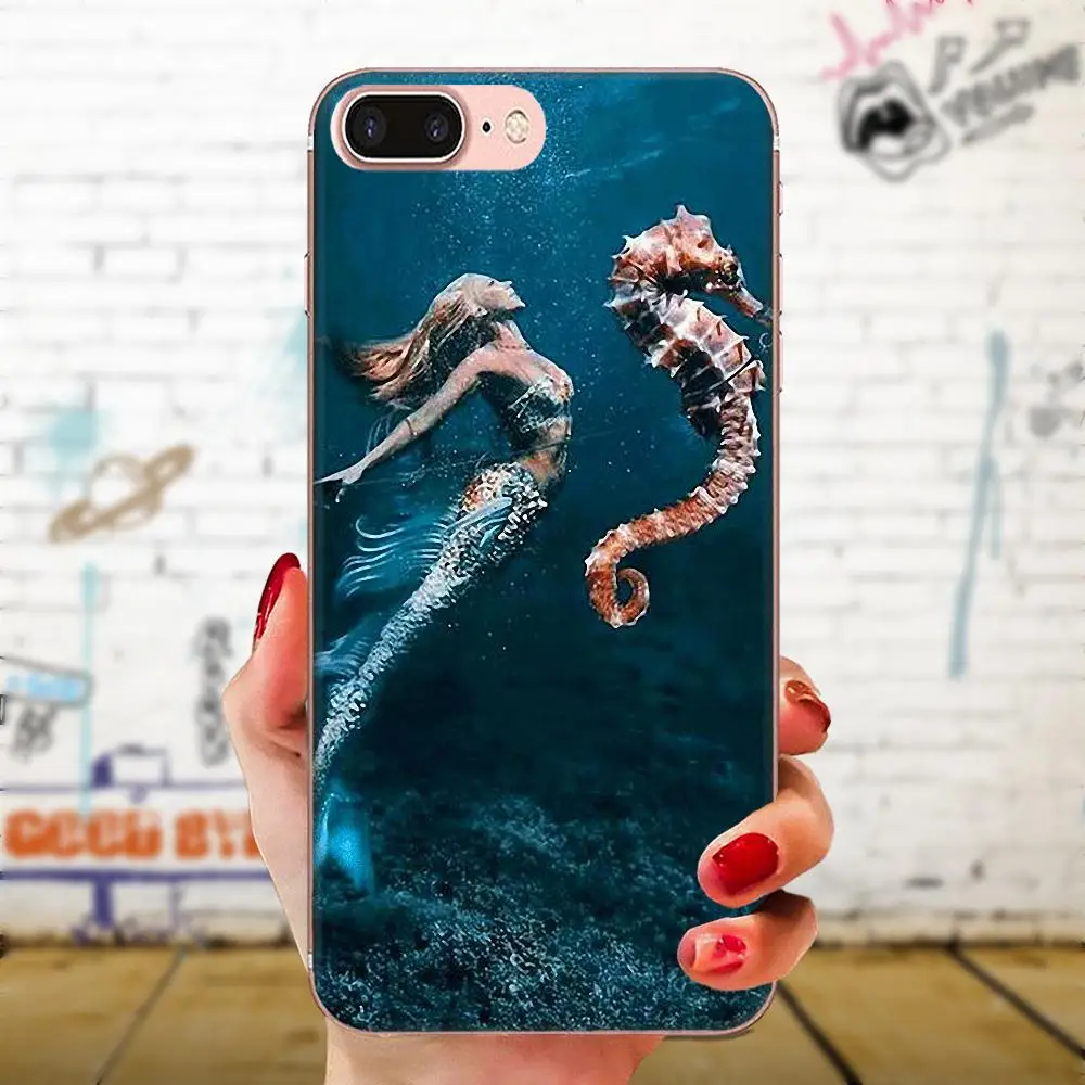Mermaid Soft TPU Protector Cases For Huawei Honor Nova Note 5 5I 8A 8X 10 Pro 9X Moto G G2 G3 G4 G5 G6 G7 Plus | Мобильные телефоны