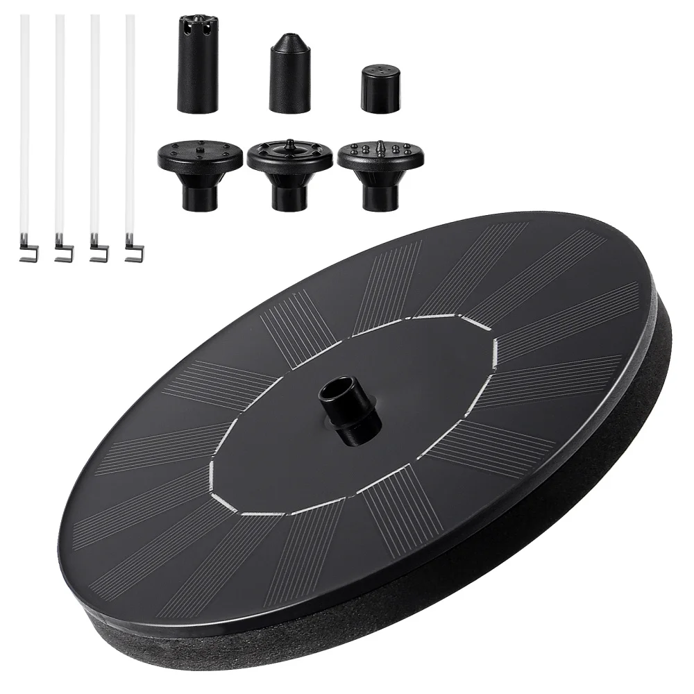 Yardwe солнечные насос фонтана плавающий фонтан для шланг полива огорода двора