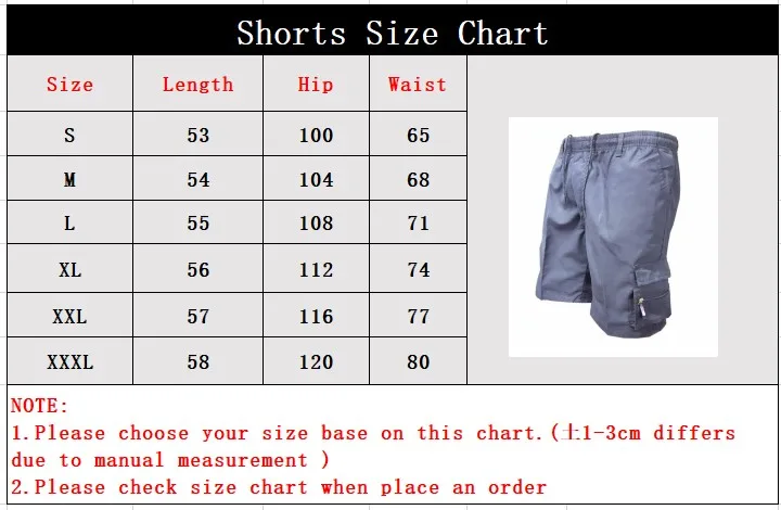 

Casual Summer Men Solid Color Multi-Pockets Drawstring Men's Shorts Baggy Cargo Shorts Pants Multi-Pockets Cargo Shorts Pants