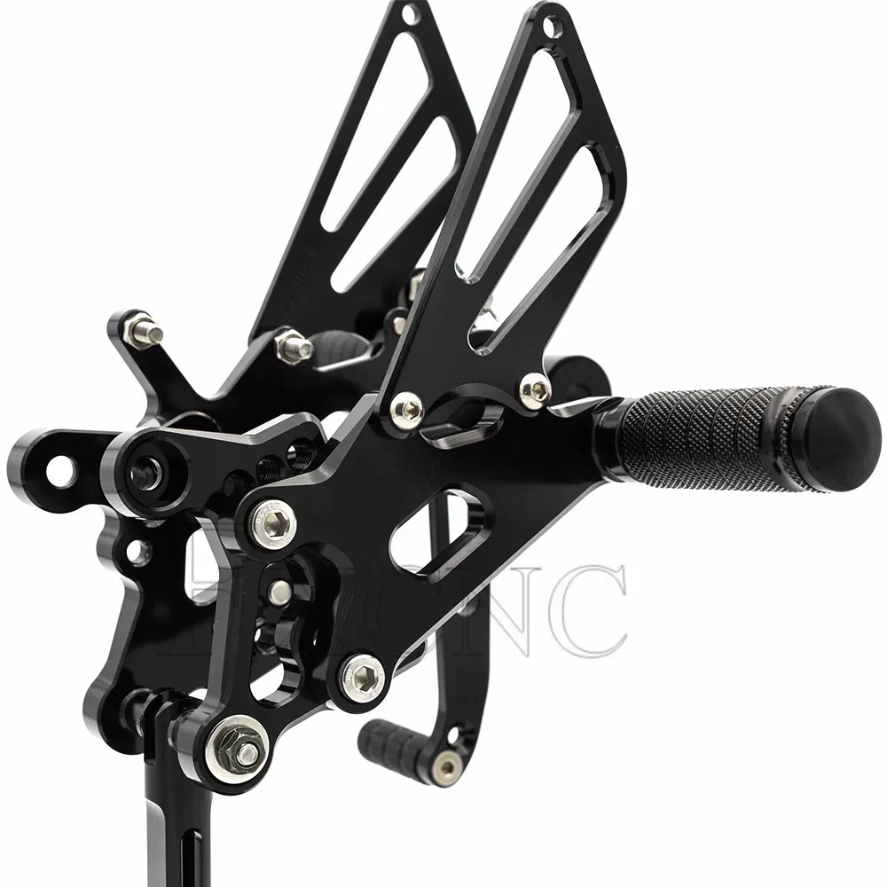 Мотоцикл алюминий Rearset подножек для Yamaha YZF R6 YZF-R6 YZFR6 2006-2016 ЧПУ Регулируемые