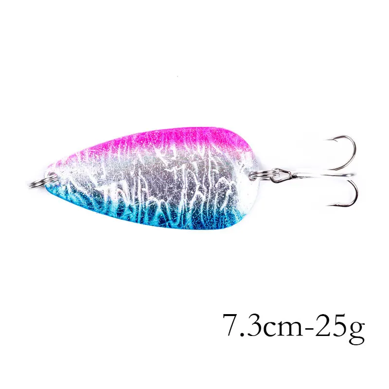 SP089-2 1pcs Metal Spinner Spoon Fishing Lure Hard Baits Gold /Silver Sequins Noise Paillette Treble Hook Tackle 10/10.5/14/16.5/20g - Цвет: SP089-2