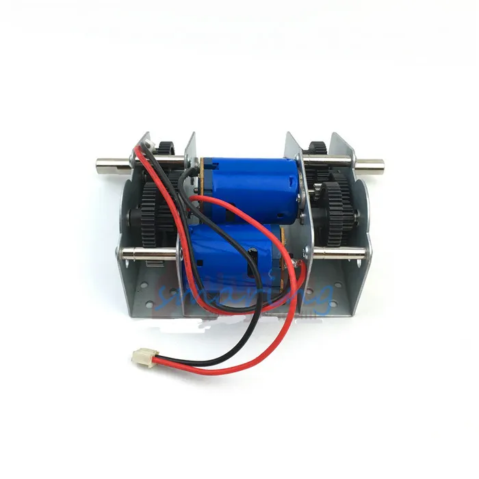 1/16 RC Tank 380/390motors/стальной комплект шестеренок/стальной редуктор с 380 синим кожаным мотором, мощный двигатель