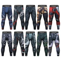 men compression pants mma crossfit bodybuilding workout gym tights mma sport sweatpants fitness skinny leggings running trousers