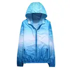 Солнцезащитная одежда для рыбалки с защитой от УФ-лучей, ульсветильник кое градиентное дышащее уличное Спортивное летнее водонепроницаемое быстросохнущее пальто унисекс с капюшоном