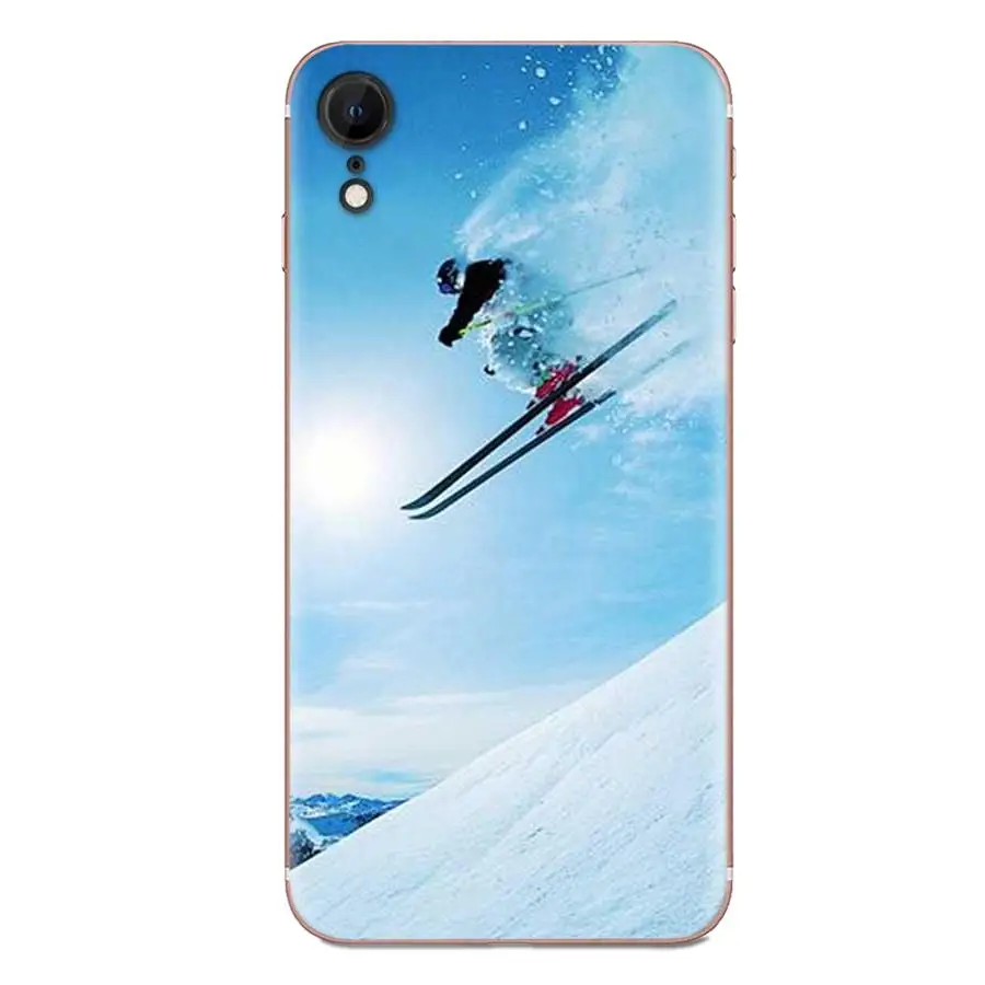 Лыжный Спорт Зимние виды спорта сноуборд лыжи для huawei Honor mate 7 7A 8 9 10 20 V8 V9 V10 G Lite Play