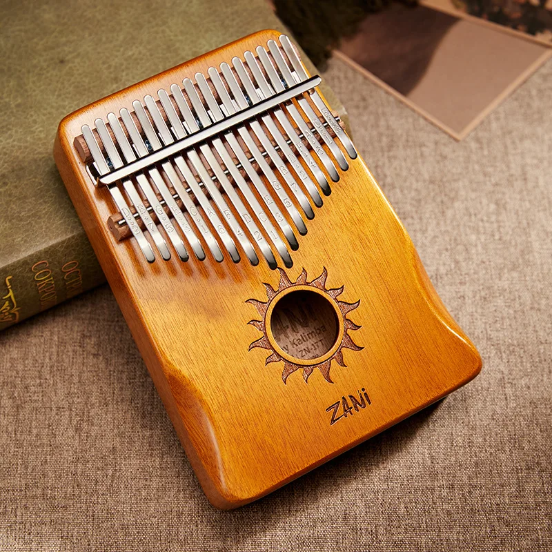Большой палец пианино 17 тонов калимба kalimba Акация 21 нот пальцевое с двумя