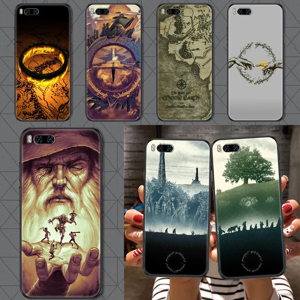 

lord LoTR movie Phone case For Xiaomi Mi Max Note 3 A2 A3 8 9 9T 10 Lite Pro Ultra black trend bumper art back silicone Etui